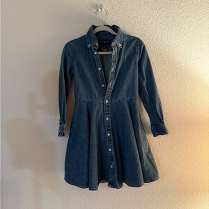 Western Denim Kids Ralph Lauren Button-Up Dress sz 6